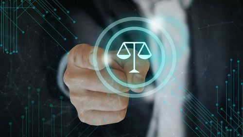 digital law regulations concept