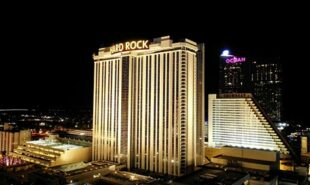 Aerial view of the Hard Rock casino