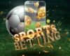 mobile sports gambling concept