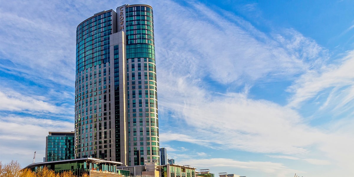 Photo of Crown Resorts Australia from afar