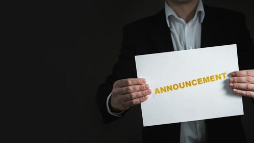 Announcement for gambling industry and partnership