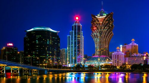 Macau City skyline