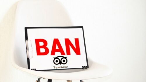 TripAdvisor app banned