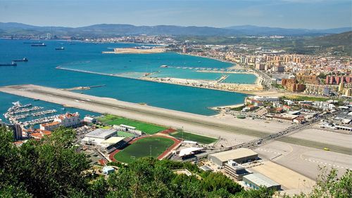 Gibraltar airport runway