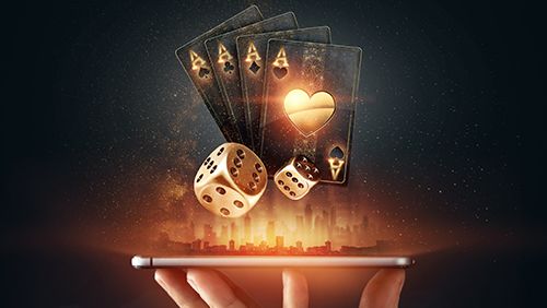 Internet gambling concept