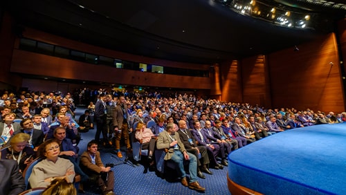 Audience in conference