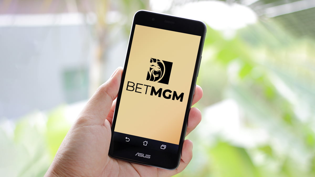 BetMGM on a phone screen