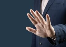 Stop gesture