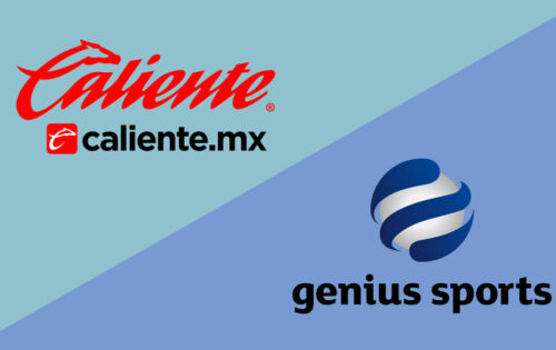 Grupo Caliente and Genius Sports logos