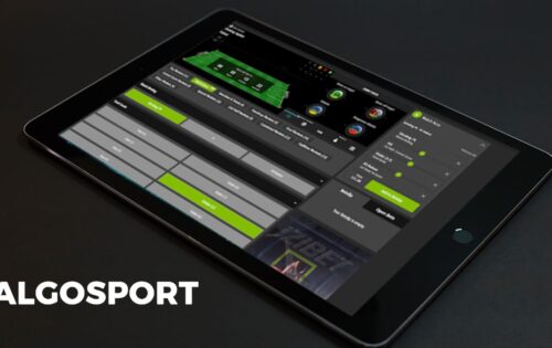 Algosports on tablet screen