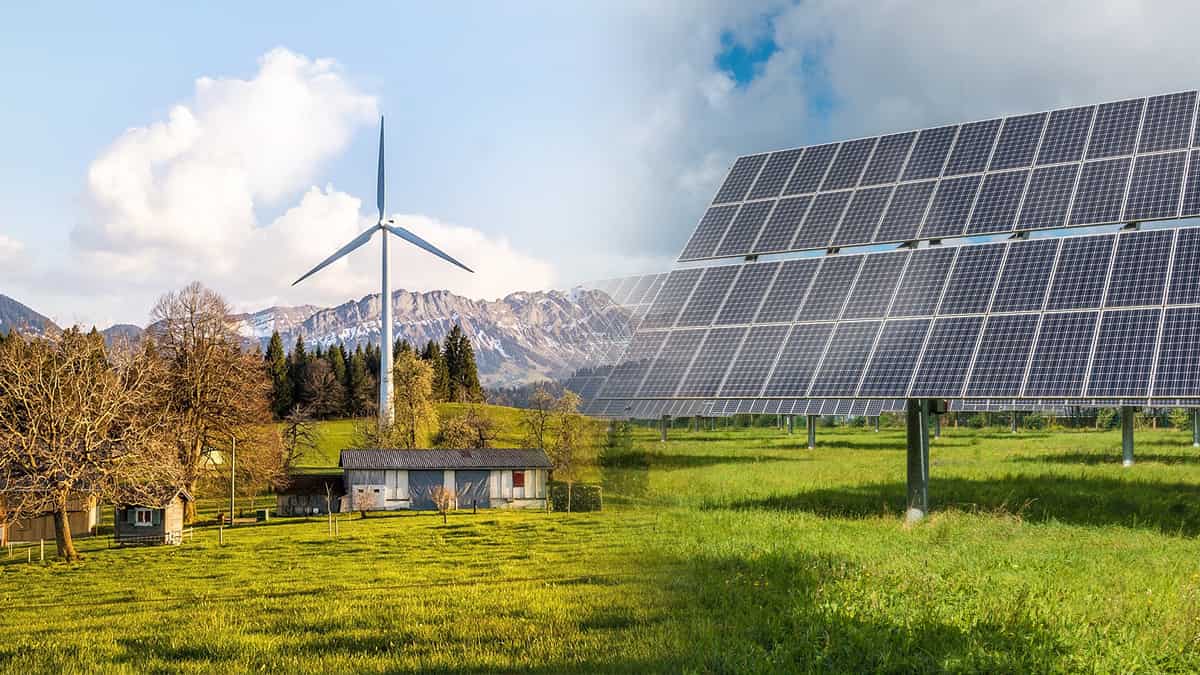 Renewable energy, solar and wind