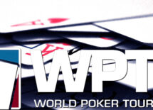 WPT Tour logo with poker cards background