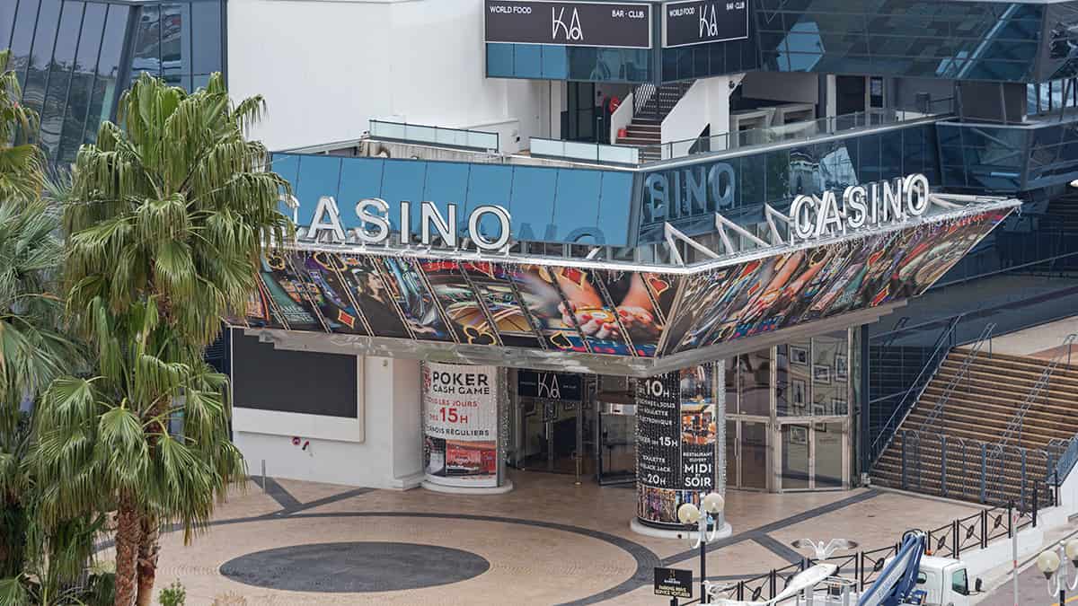 Casino Building at Famous Festival Hall in Cannes, France
